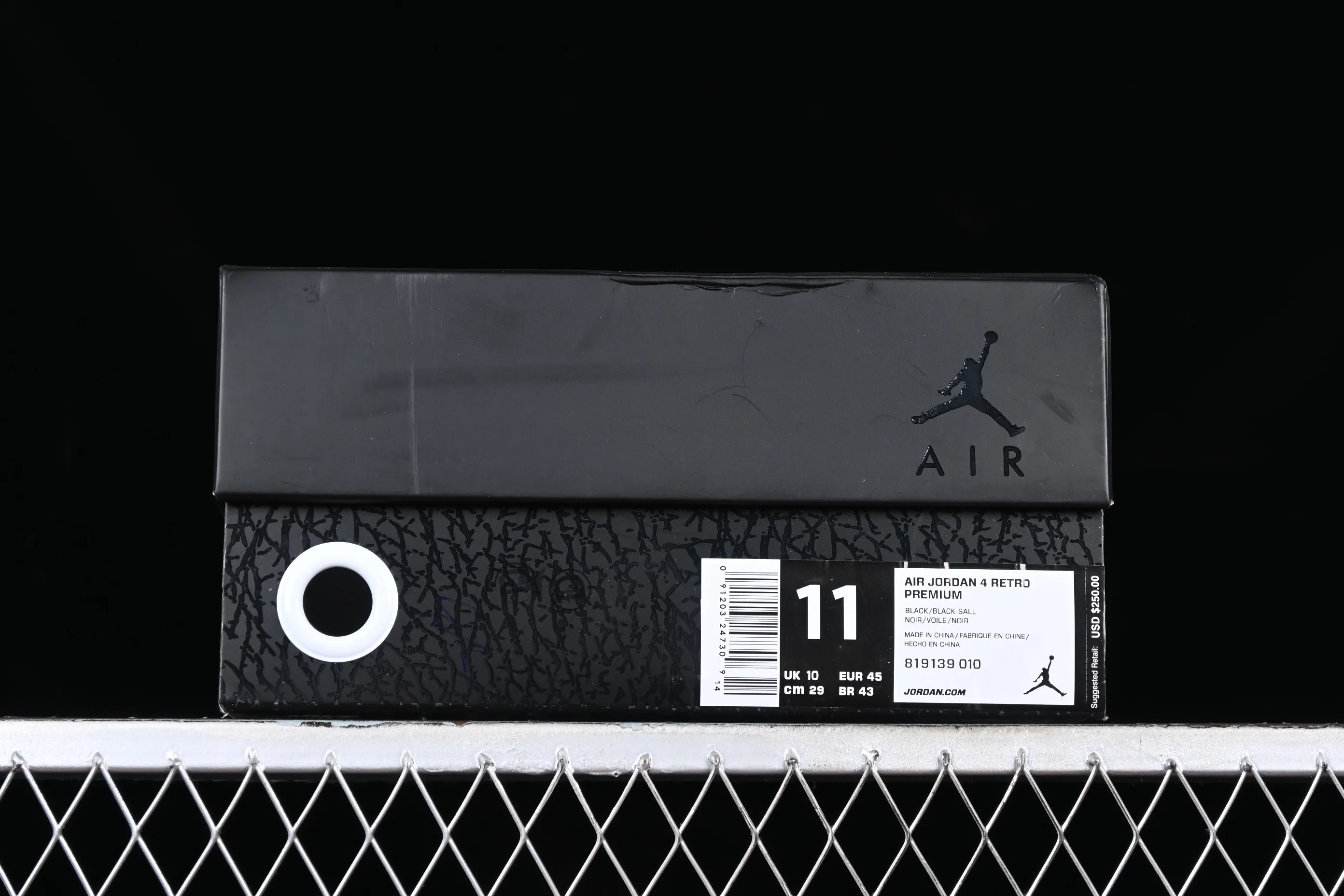 All categories Air Jordan Jordan series basketball shoes Air Jordan 4 Air Jordan 4 Premium "Pony Hair" AJ4 Joe 4 luxury black 819139-010